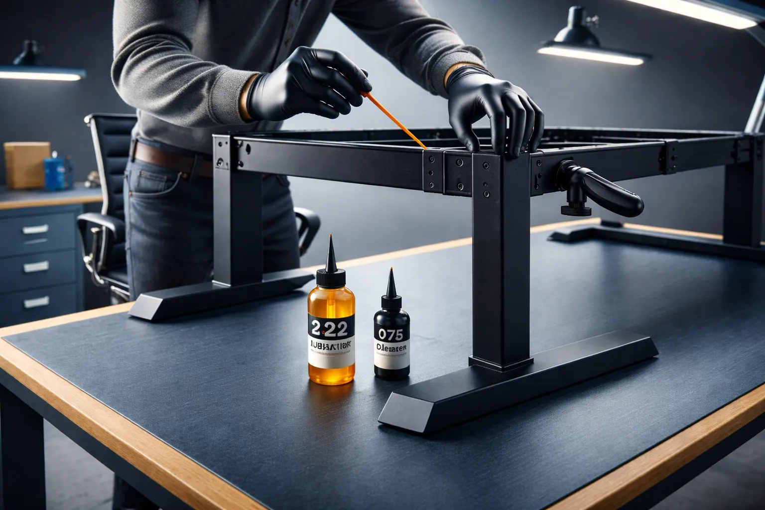 Engrase de partes para Mantenimiento De Escritorios en Bogota