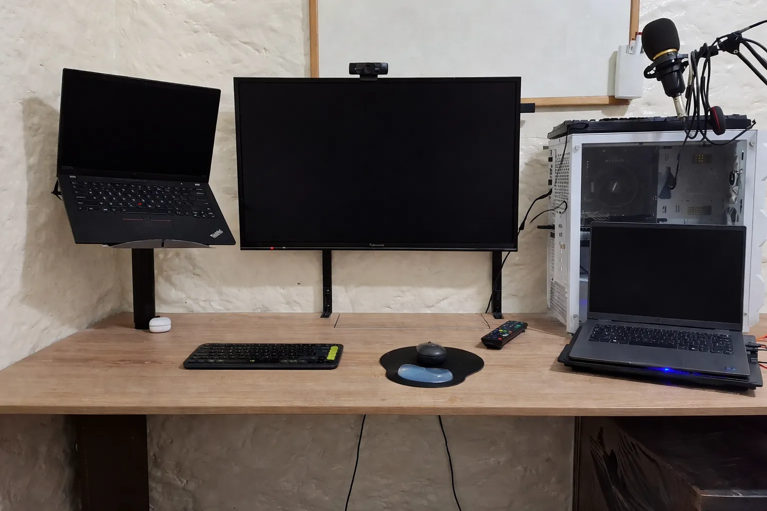 Setup hibrido optimizado para videollamadas