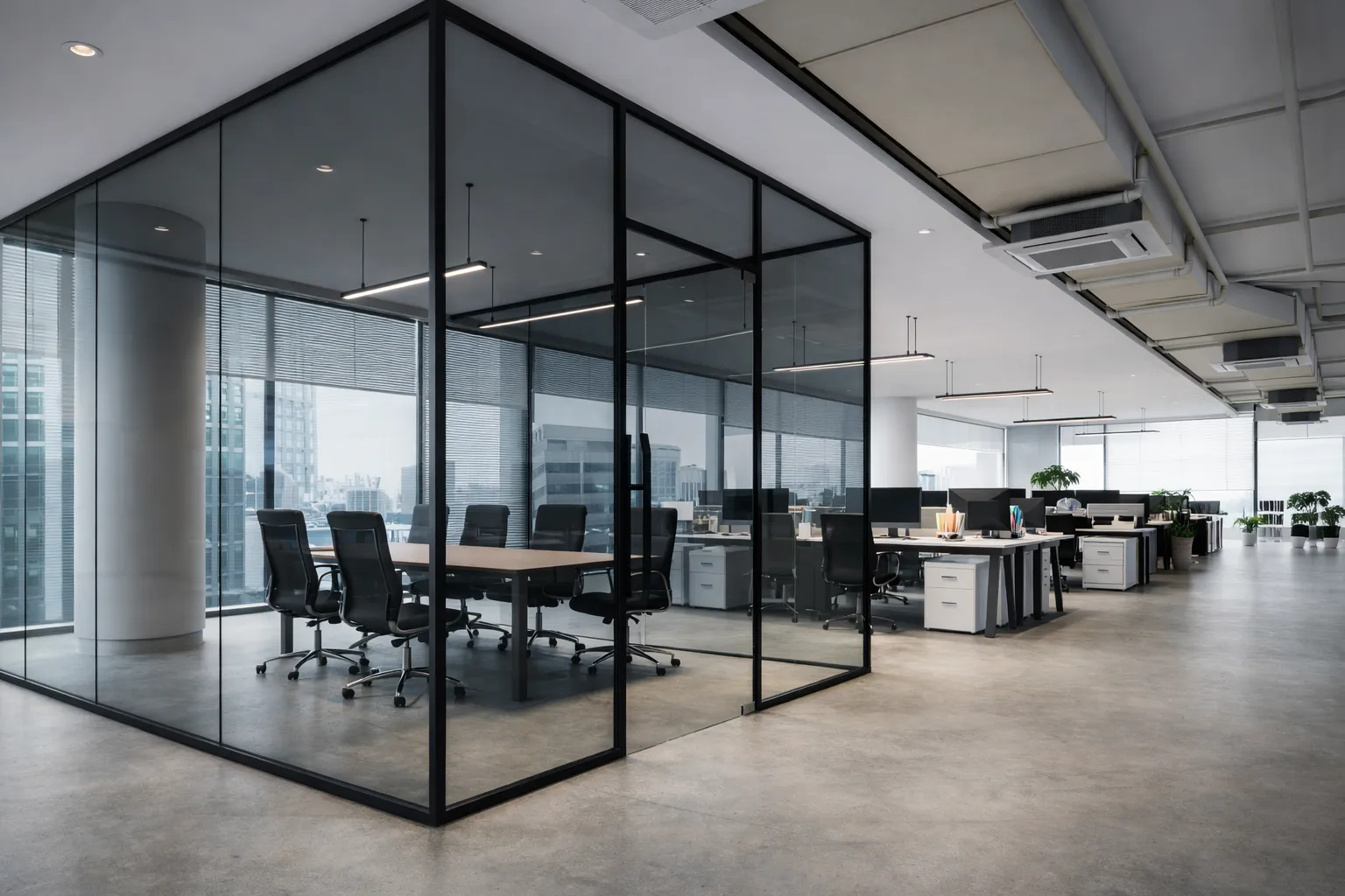 Oficina despues de la adecuacion modular