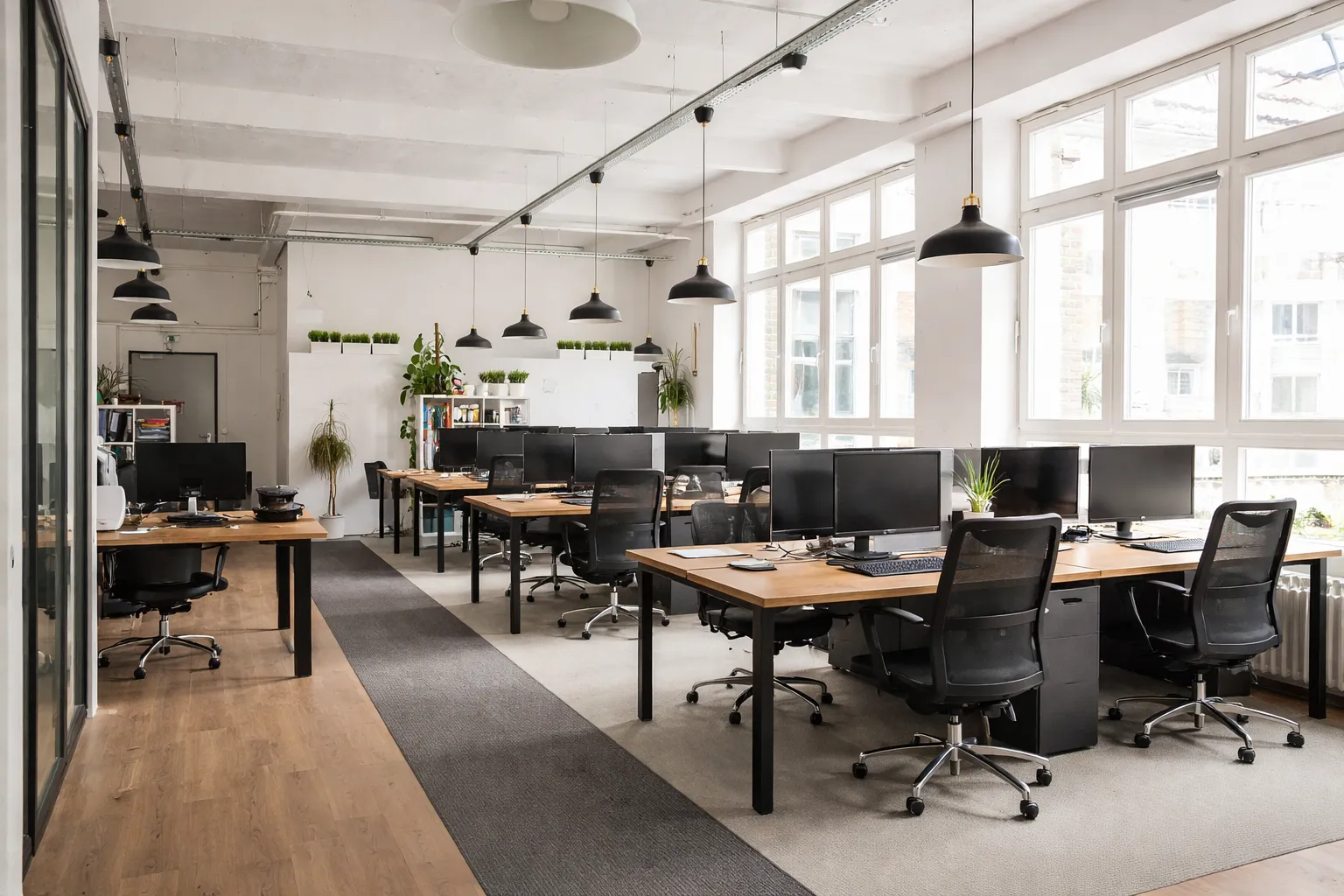 Oficina colaborativa despues de la transformacion